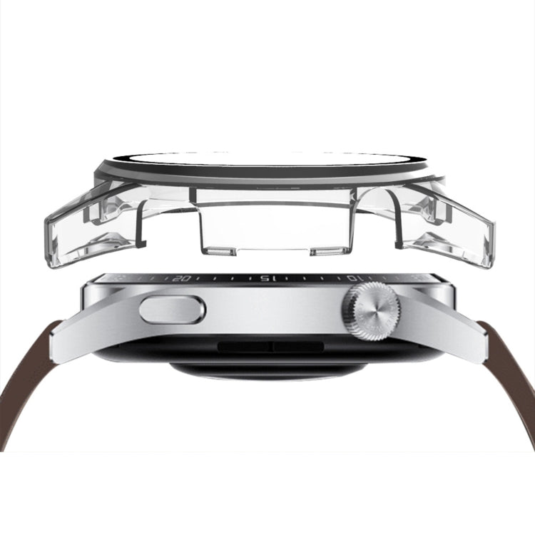 For Huawei Watch GT 3 42mm PC + Tempered Glass Watch Protective Case