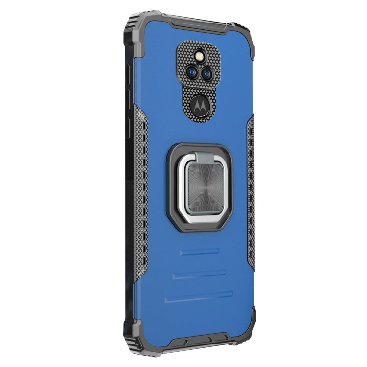 For Motorola Moto G Play 2021 Aluminum Alloy + TPU Phone Case with Lanyard