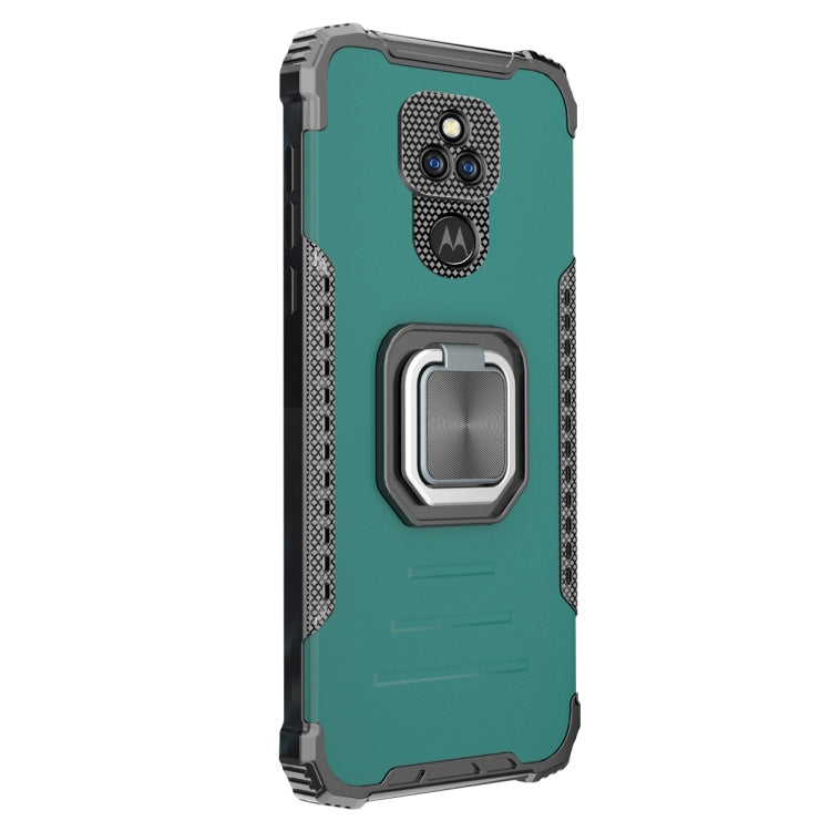 For Motorola Moto G Play 2021 Aluminum Alloy + TPU Phone Case with Lanyard