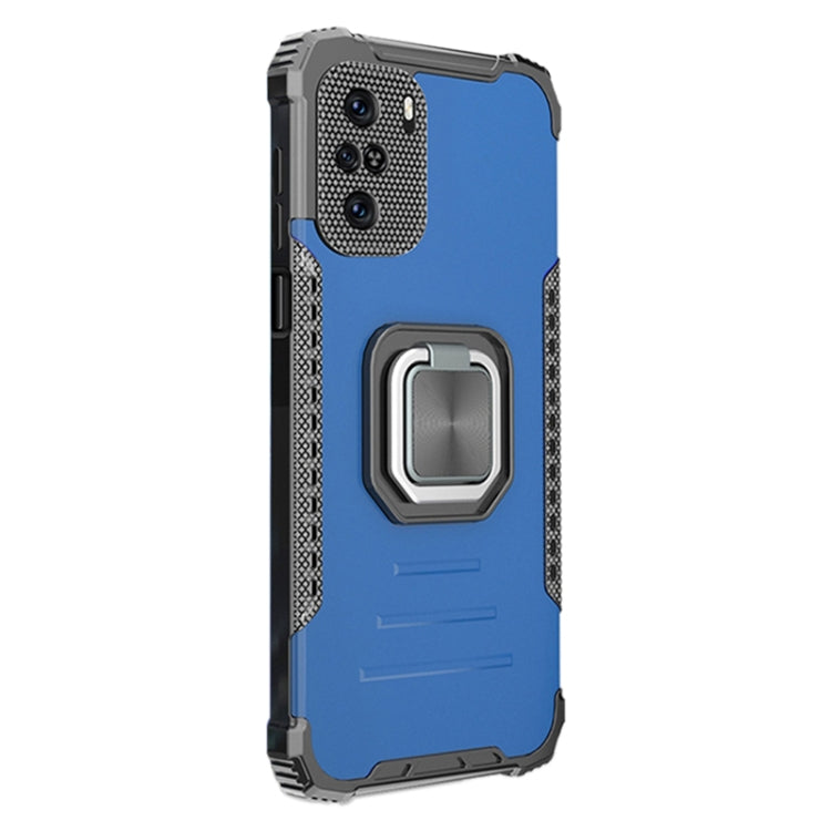 For Motorola Moto G Stylus 2021 Aluminum Alloy + TPU Phone Case with Lanyard