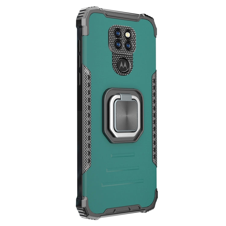 For Motorola Moto G9 / G9 Play / E7 Plus Aluminum Alloy + TPU Phone Case with Lanyard
