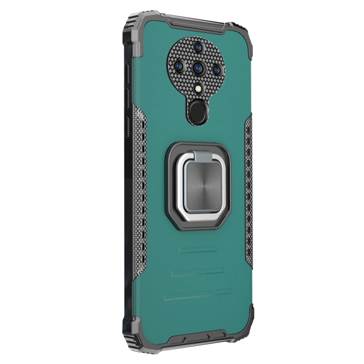 For Tecno Spark 6 Aluminum Alloy + TPU Phone Case with Lanyard