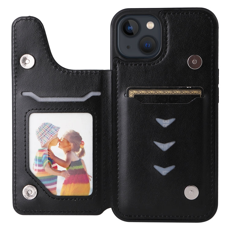 For iPhone 13 mini Cat Tree Embossing Pattern Shockproof Phone Case