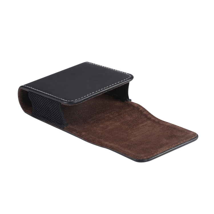 For Samsung Galaxy Z Flip3 5G Lamb Texture Waist Hanging Phone Case(Black)
