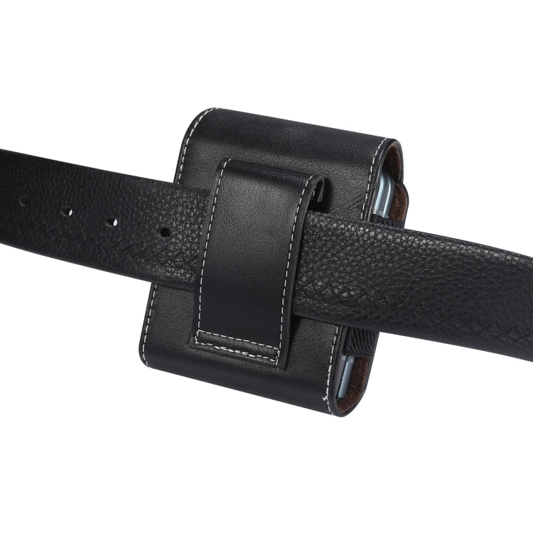 For Samsung Galaxy Z Flip3 5G Lamb Texture Waist Hanging Phone Case(Black)