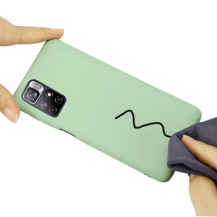 For Xiaomi Redmi Note 11 5G China / Note 11T 5G / Poco M4 Pro 5G Liquid Silicone Phone Case