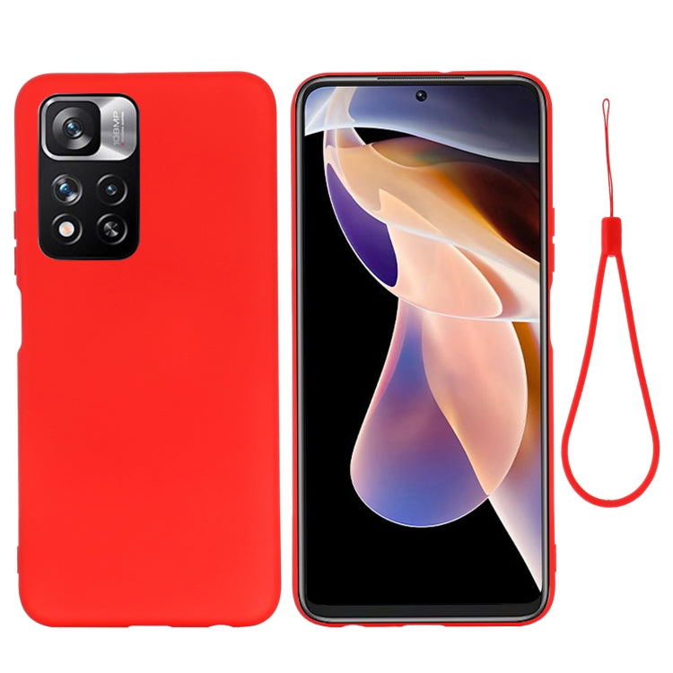 For Xiaomi Redmi Note 11 Pro China / Note 11 Pro+ Liquid Silicone Phone Case