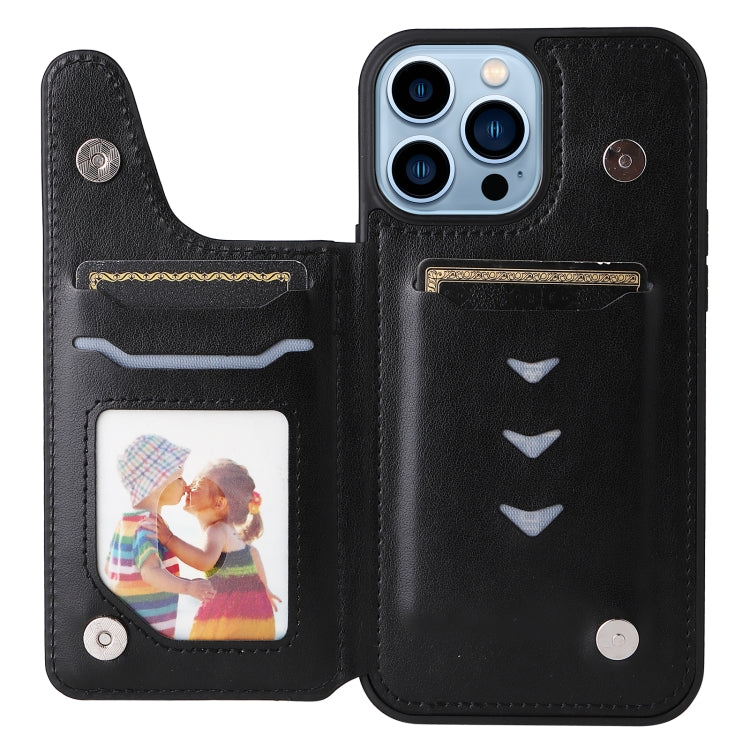 For iPhone 13 Pro Max Butterfly Embossing Pattern Shockproof Phone Case