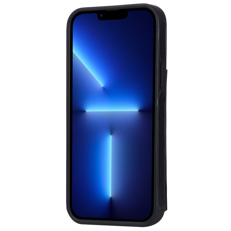 For iPhone 13 Pro Max Six Cats Embossing Pattern Shockproof Phone Case