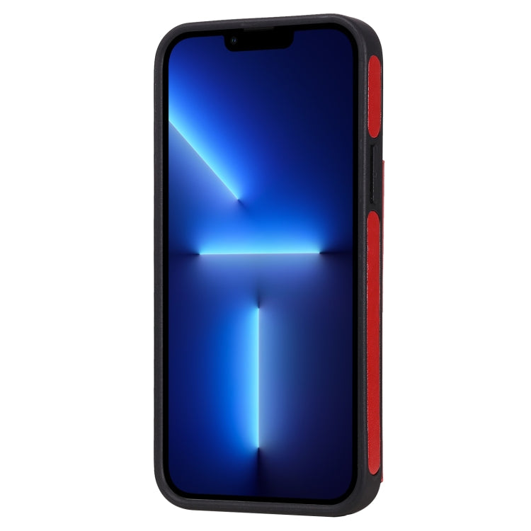 For iPhone 13 Pro Max Six Cats Embossing Pattern Shockproof Phone Case