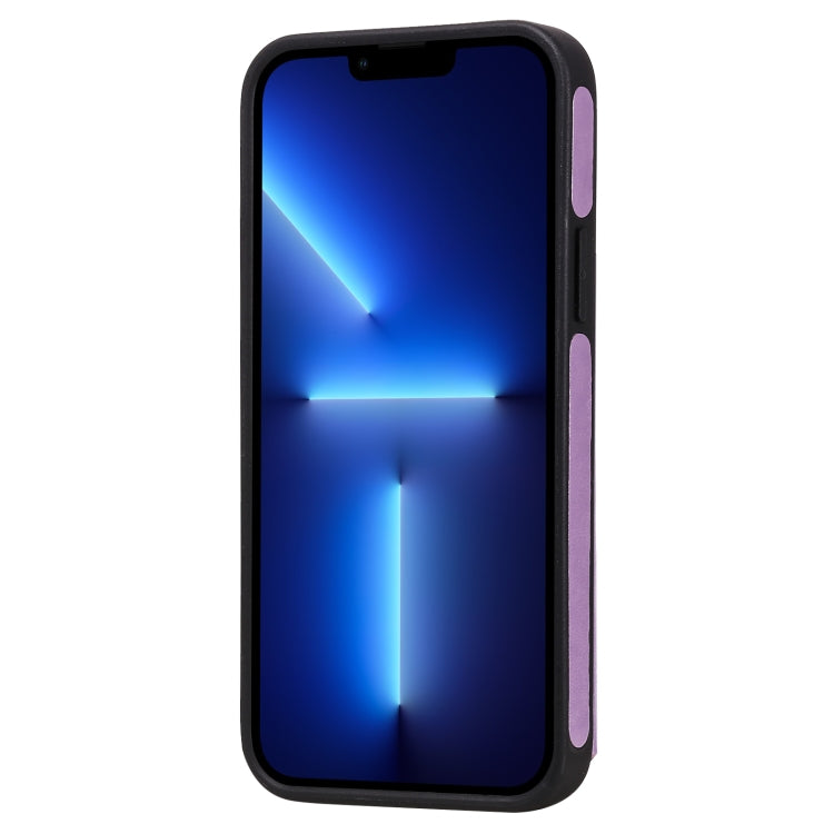 For iPhone 13 Pro Max Six Cats Embossing Pattern Shockproof Phone Case