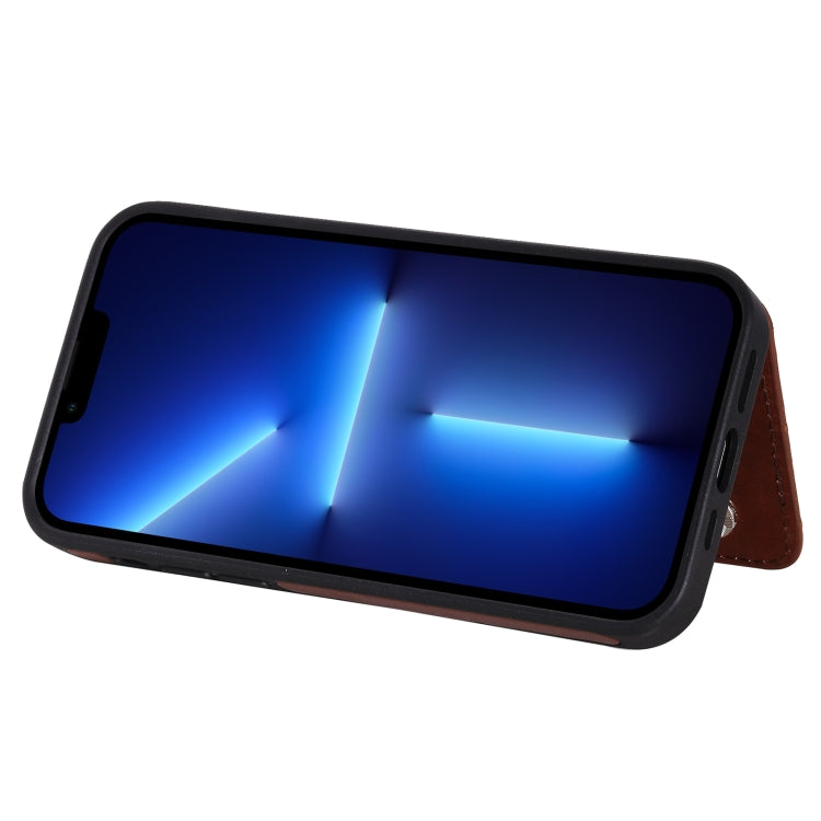 For iPhone 13 Pro Max Six Cats Embossing Pattern Shockproof Phone Case