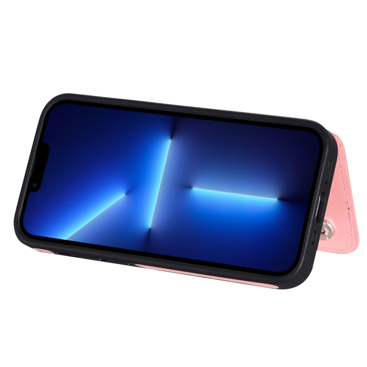 For iPhone 13 Pro Max Six Cats Embossing Pattern Shockproof Phone Case