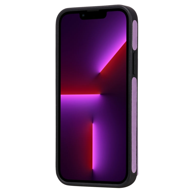 For iPhone 13 Pro Six Cats Embossing Pattern Shockproof Phone Case