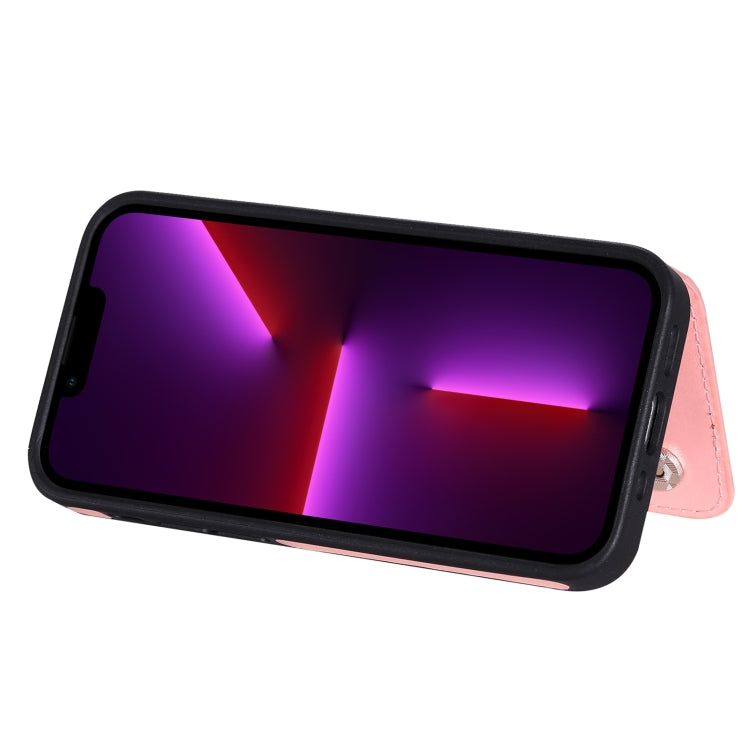 For iPhone 13 Pro Six Cats Embossing Pattern Shockproof Phone Case