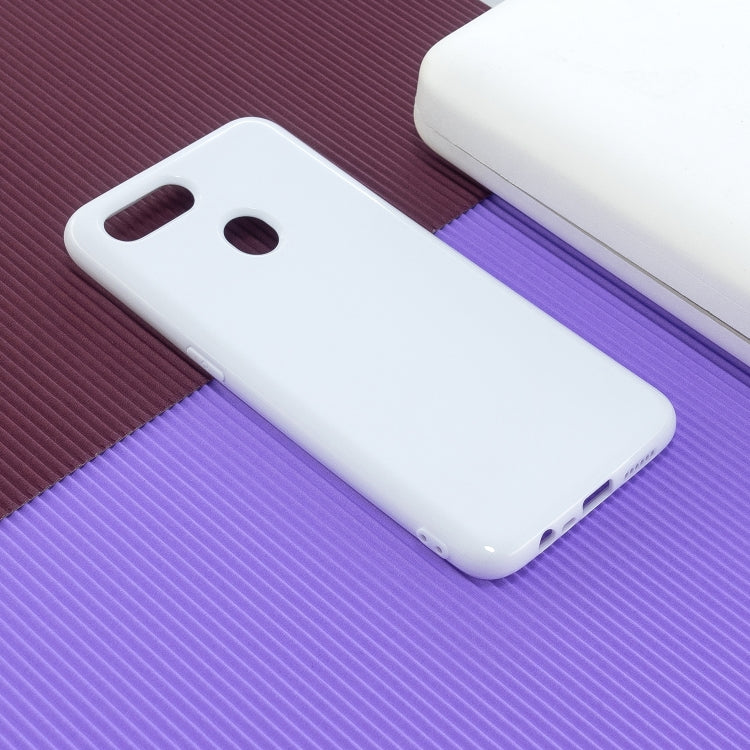 For OPPO A7 / A5s 2.0mm Thick TPU Candy Color Protective Case