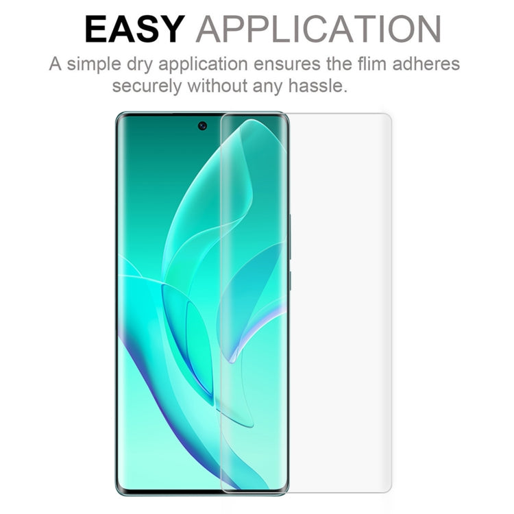 2 PCS 3D Curved Silk-screen PET Full Coverage Protective Film For Honor 60 / 60 SE(Transparent)
