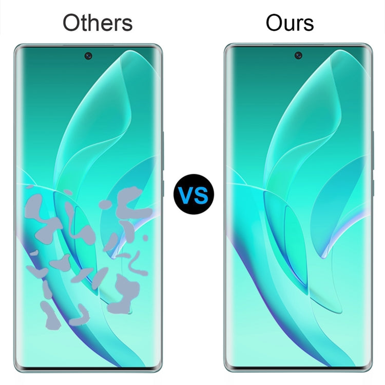 2 PCS 3D Curved Silk-screen PET Full Coverage Protective Film For Honor 60 / 60 SE(Transparent)