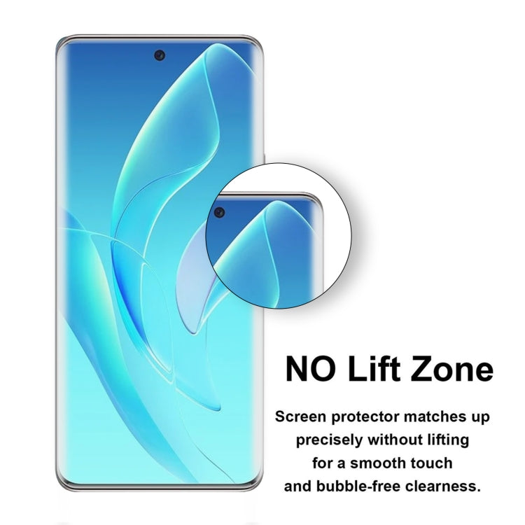 2 PCS 3D Curved Silk-screen PET Full Coverage Protective Film For Honor 60 Pro(Transparent)