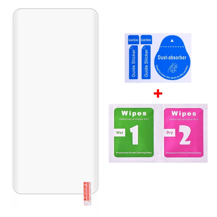 50 PCS 3D Curved Silk-screen PET Full Coverage Protective Film For Honor 60 Pro(Transparent)