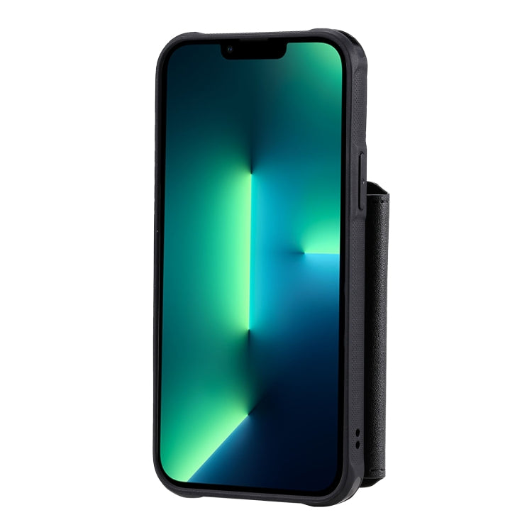 For iPhone 13 Pro Zipper Shockproof Protective Phone Case