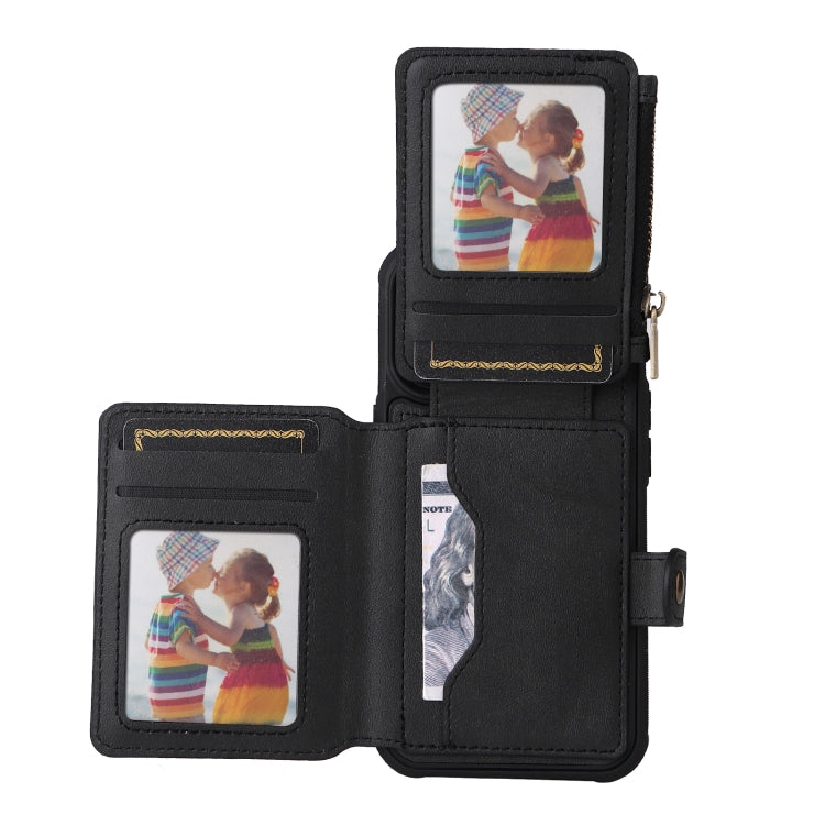 For iPhone 13 Pro Zipper Shockproof Protective Phone Case