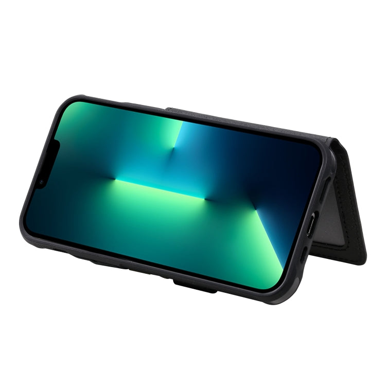 For iPhone 13 Pro Zipper Shockproof Protective Phone Case