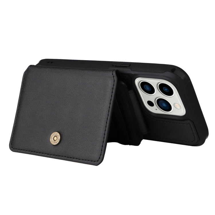 For iPhone 13 Pro Zipper Shockproof Protective Phone Case