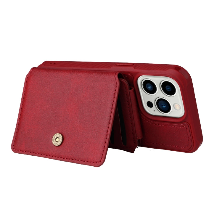 For iPhone 13 Pro Zipper Shockproof Protective Phone Case