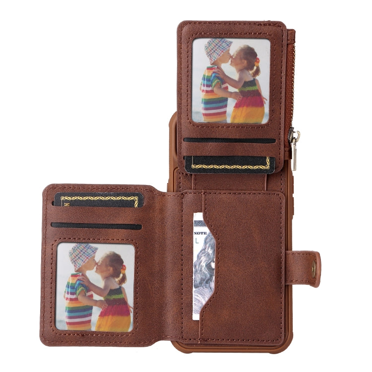 For iPhone 13 mini Zipper Shockproof Protective Phone Case