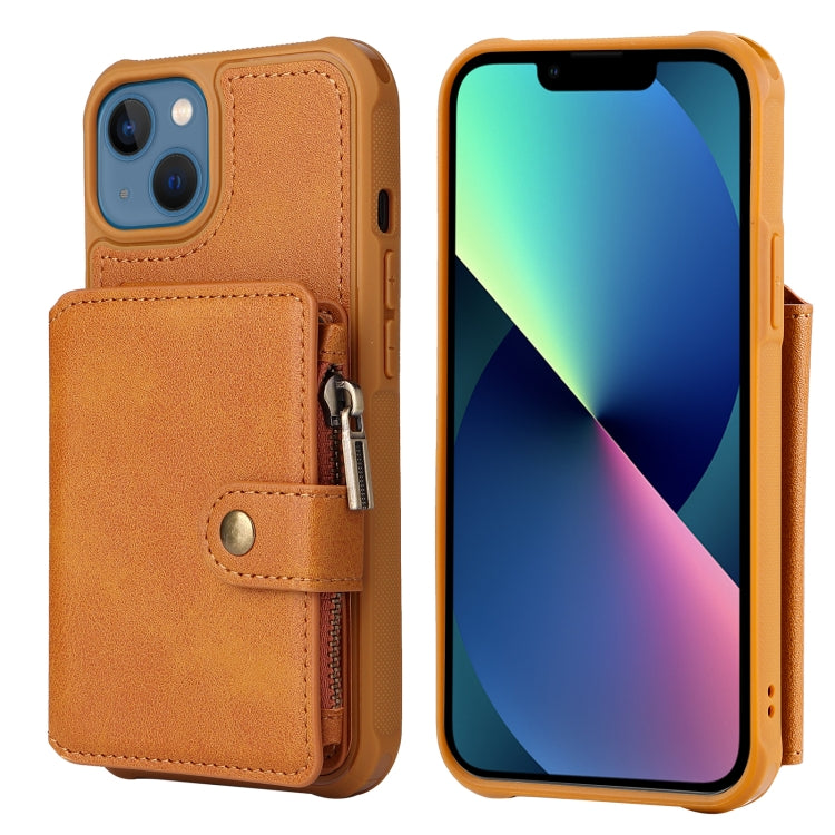 For iPhone 13 mini Zipper Shockproof Protective Phone Case