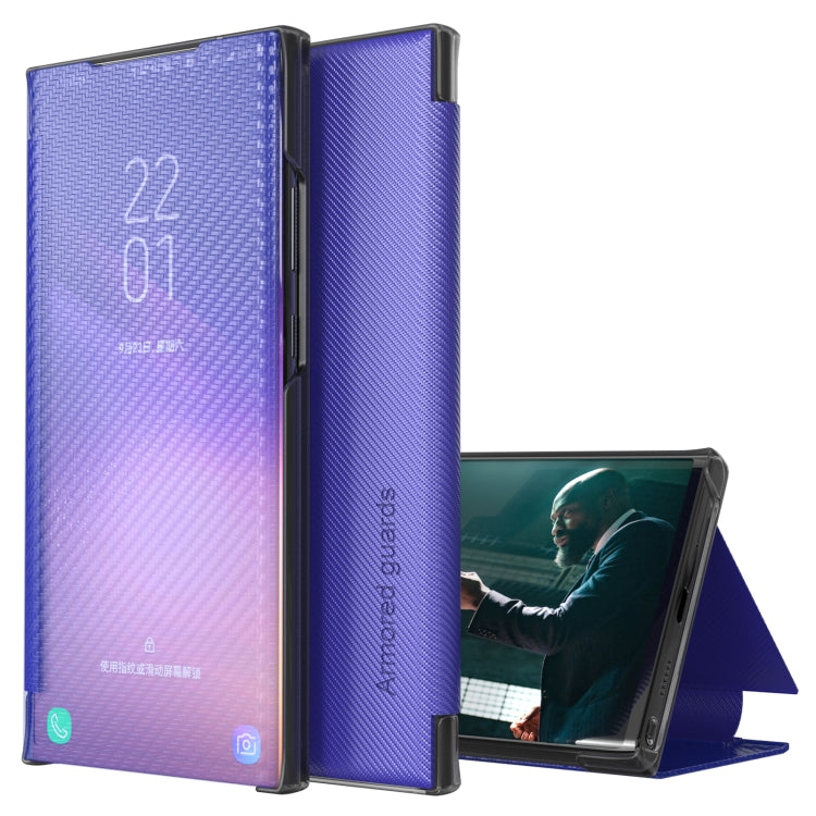 For Xiaomi Redmi Note 11 Pro 5G Carbon Fiber View Time Leather Phone Case