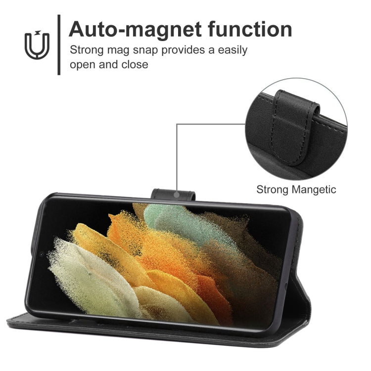 Leather Phone Case For Samsung Galaxy S21 Ultra 5G