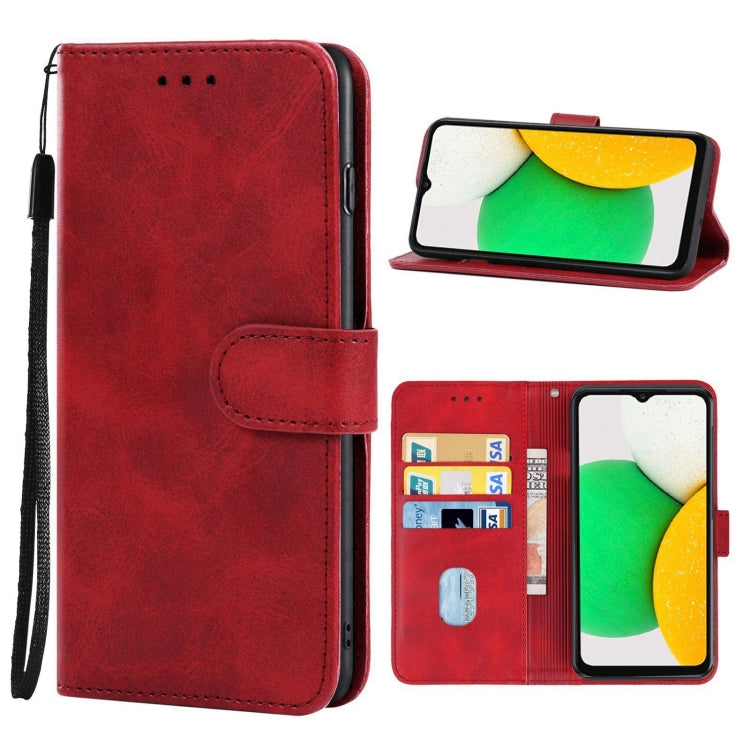 Leather Phone Case For Samsung Galaxy A03 164.27mm Version