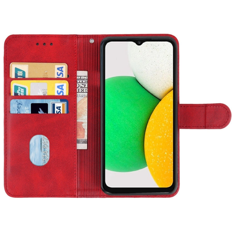 Leather Phone Case For Samsung Galaxy A03 164.27mm Version