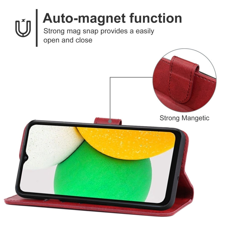 Leather Phone Case For Samsung Galaxy A03 164.27mm Version