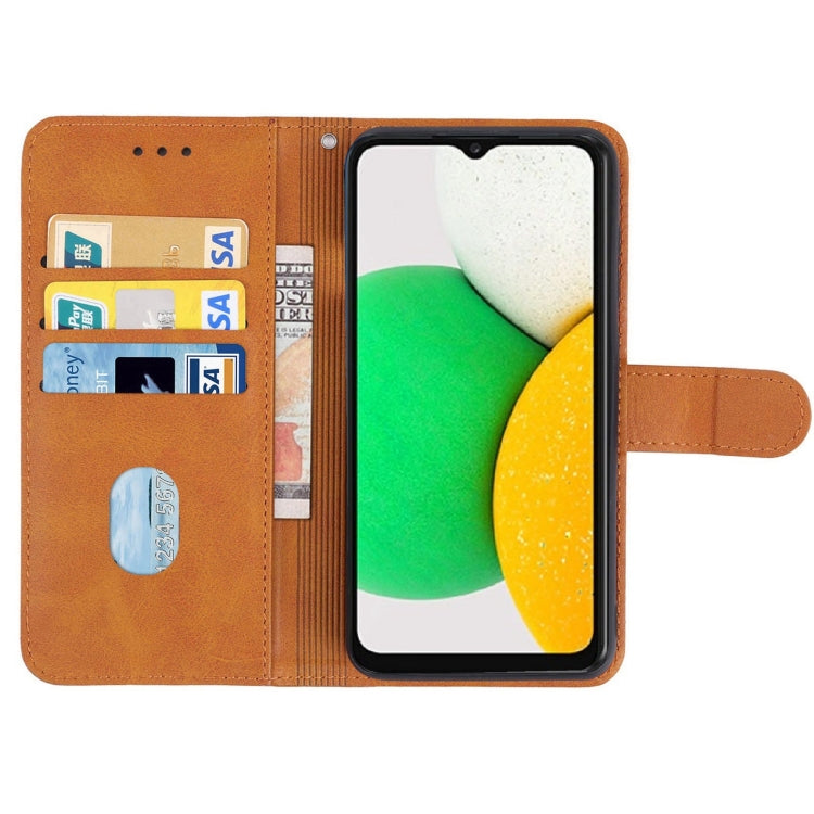Leather Phone Case For Samsung Galaxy A03 164.27mm Version