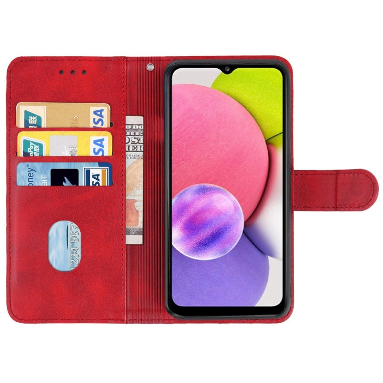Leather Phone Case For Samsung Galaxy A03s 166mm Version