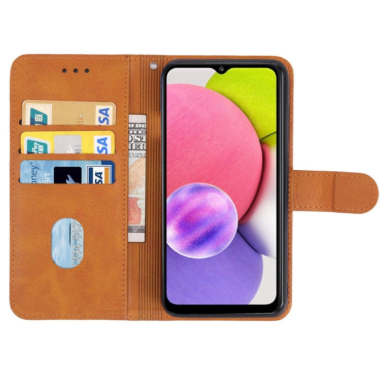 Leather Phone Case For Samsung Galaxy A03s 166mm Version