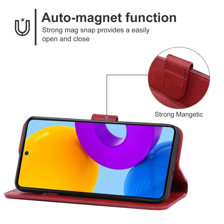 Leather Phone Case For Samsung Galaxy M52 5G