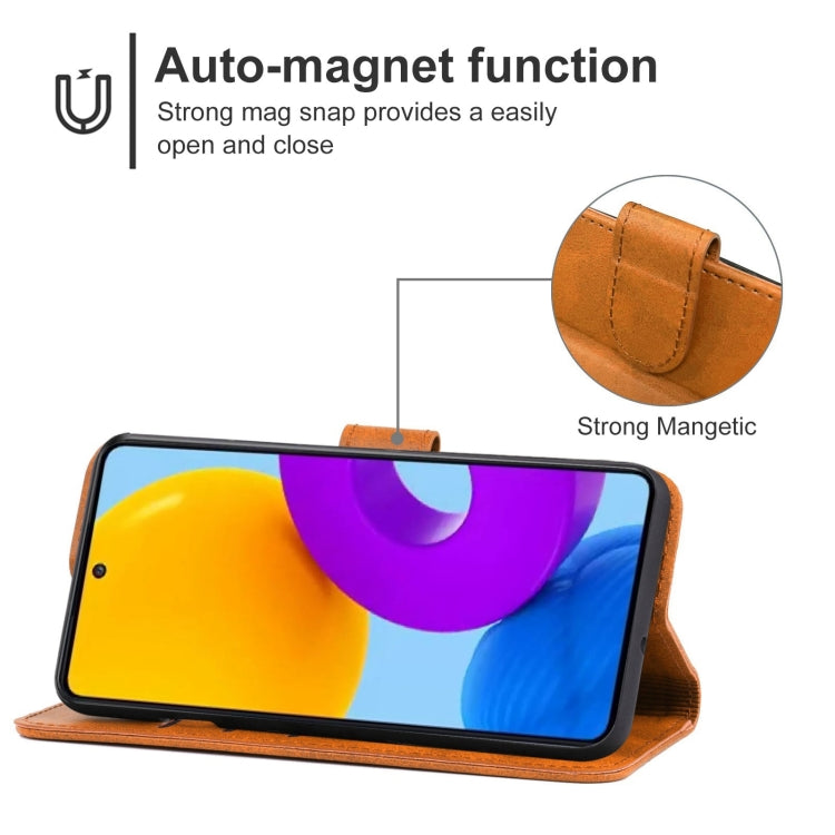 Leather Phone Case For Samsung Galaxy M52 5G