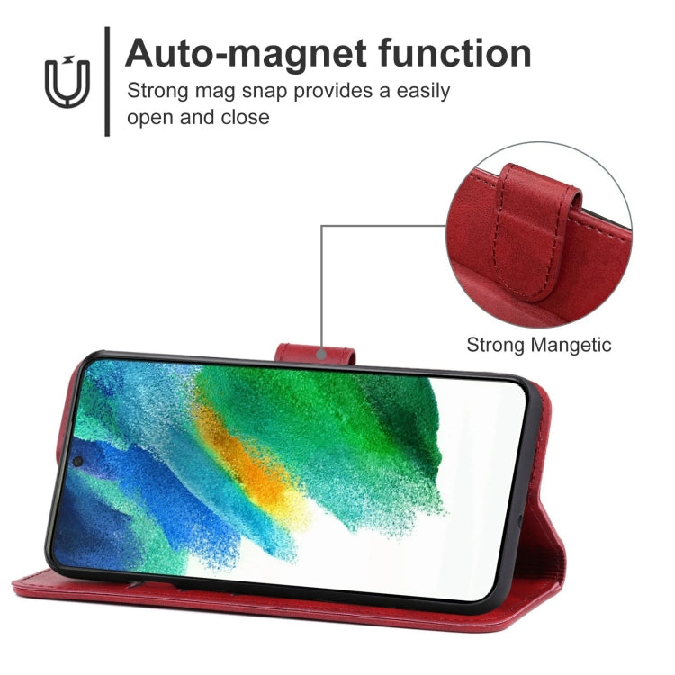 Leather Phone Case For Samsung Galaxy S21 FE 5G