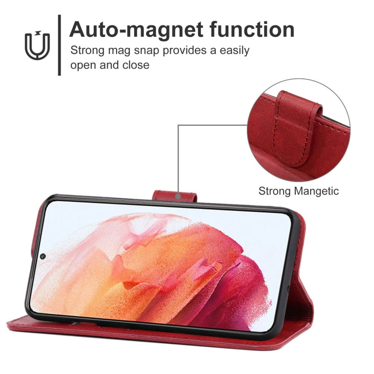 Leather Phone Case For Samsung Galaxy S22 5G