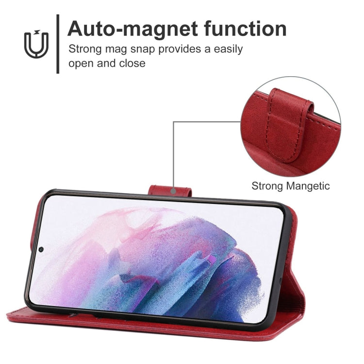 Leather Phone Case For Samsung Galaxy S22+ 5G