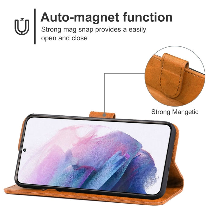 Leather Phone Case For Samsung Galaxy S22+ 5G