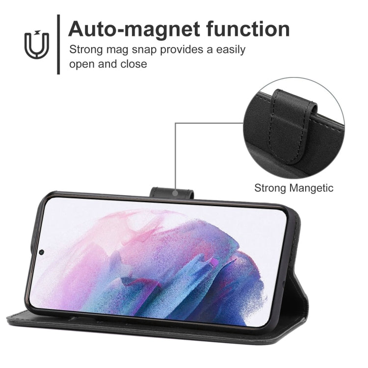 Leather Phone Case For Samsung Galaxy S22+ 5G