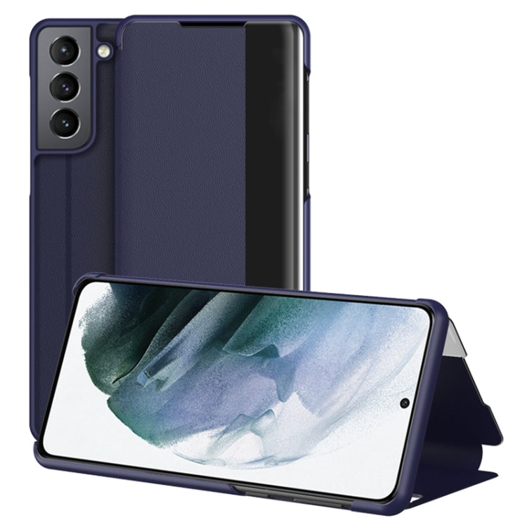 For Samsung Galaxy S22+ 5G Window View Leather Phone Case
