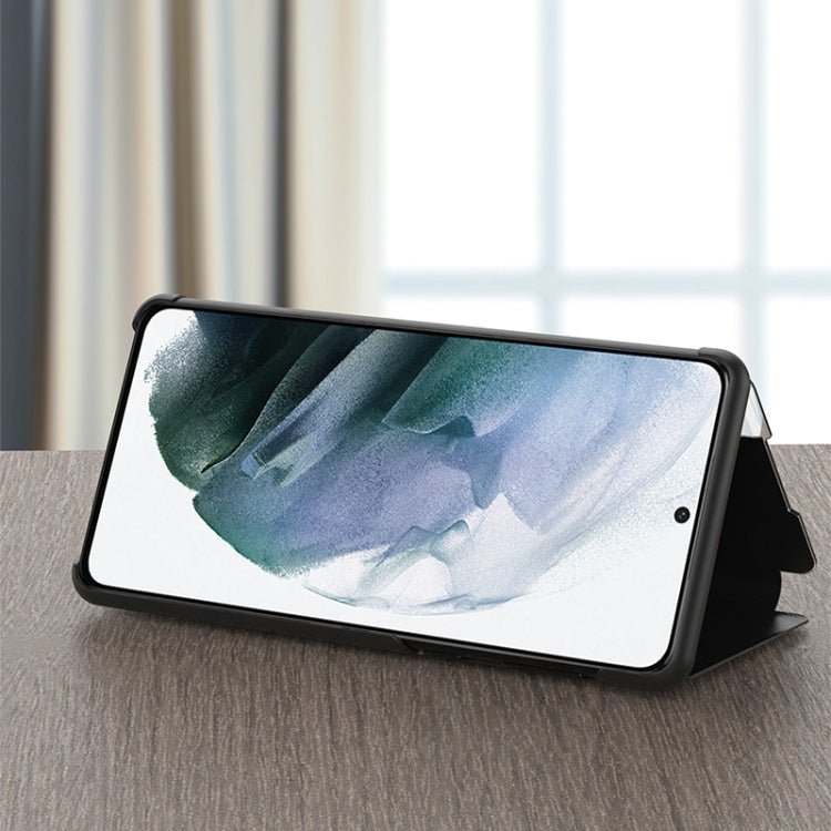 For Samsung Galaxy S22+ 5G Window View Leather Phone Case