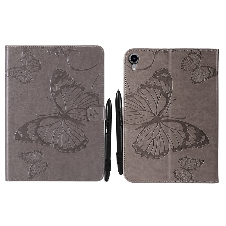 Pressed Printing Butterfly Pattern Horizontal Flip Leather Tablet Case For iPad mini 6