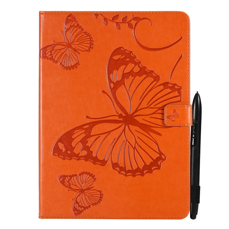 Pressed Printing Butterfly Pattern Horizontal Flip Leather Tablet Case For iPad mini 6